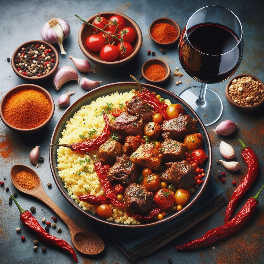 Le meilleur vin rouge avec un couscous - TERRA 6840