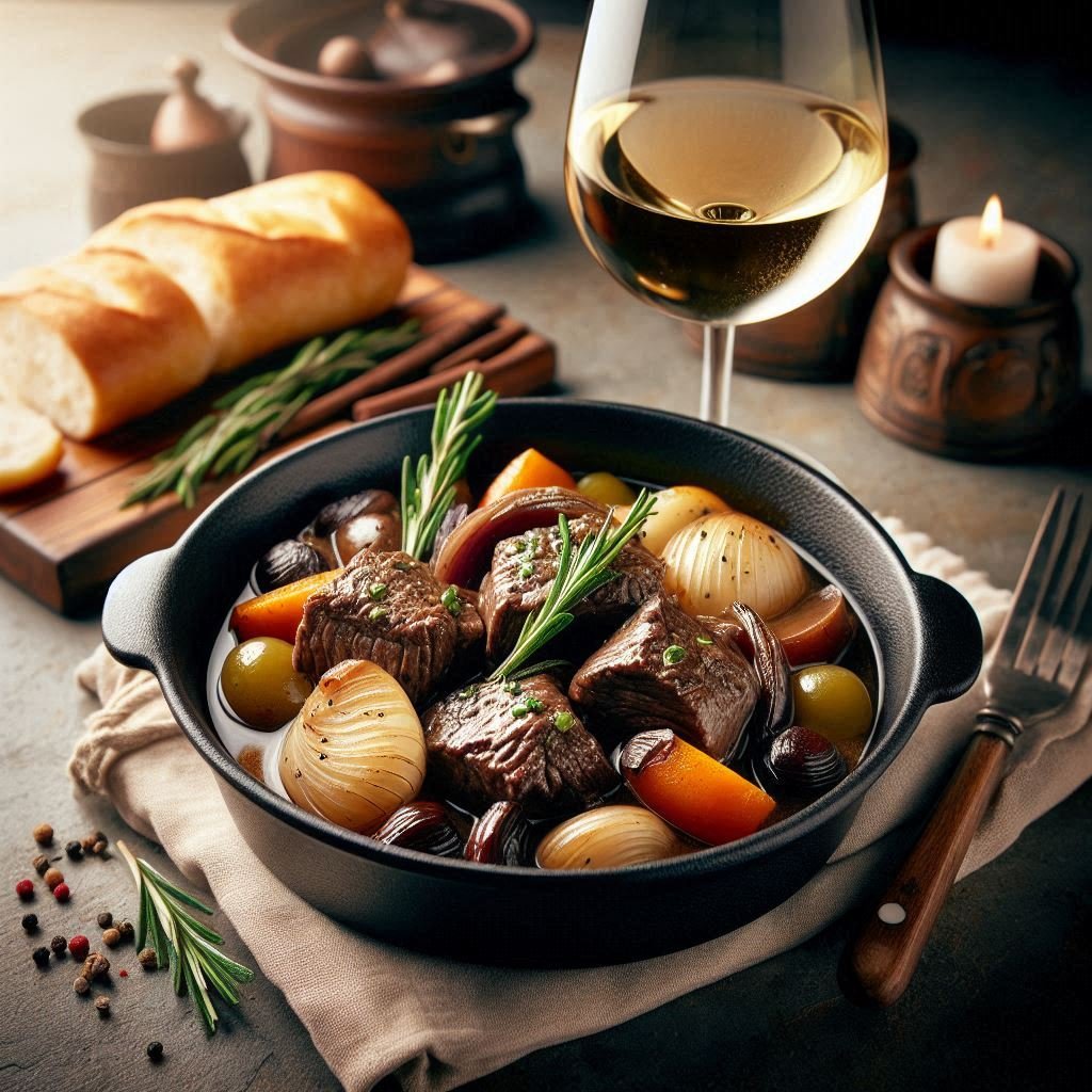 Le meilleur vin blanc pour accompagner votre bœuf bourguignon. - TERRA 6840